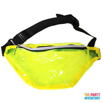 Yellow Transparent Bum Bag