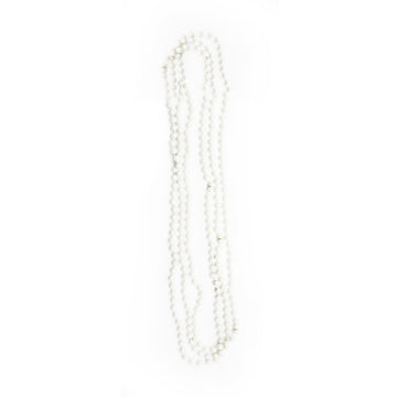 Neon Beaded Necklace (White) 3pk