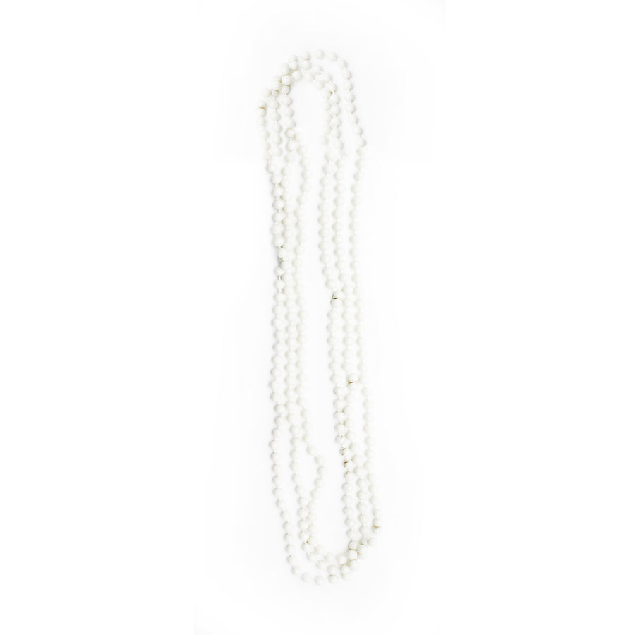 Neon Beaded Necklace (White) 3pk