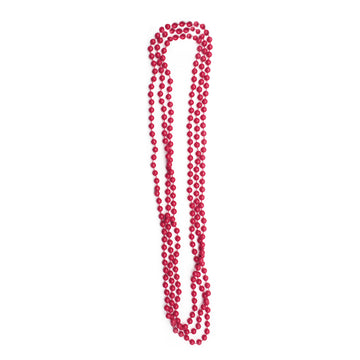 Neon Beaded Necklace (Red) 3pk