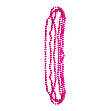 Neon Beaded Necklace (Hot Pink) 3pk