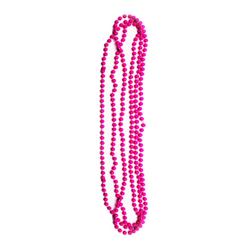 Neon Beaded Necklace (Hot Pink) 3pk