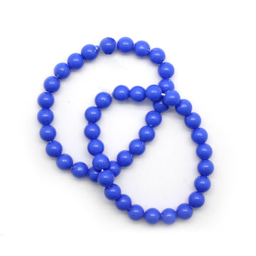 Neon Beaded Bracelet (Blue) 2pk