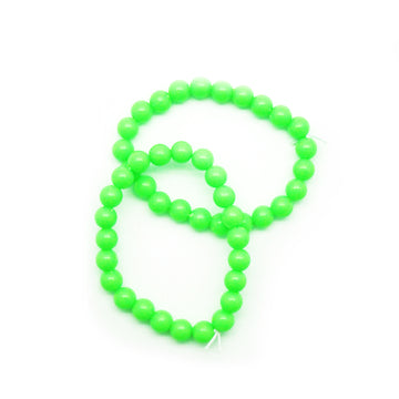 Neon Beaded Bracelet (Green) 2pk