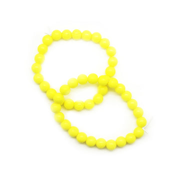 Neon Beaded Bracelet (Yellow) 2pk
