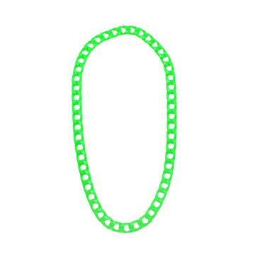 Neon Green 80s Chain Necklace