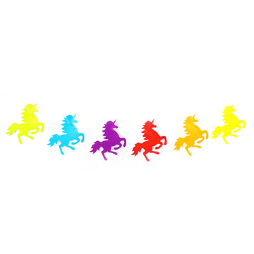 Unicorn Bunting Garland (Rainbow)