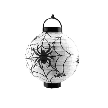 Halloween Light Up Lantern (Spider Webs)