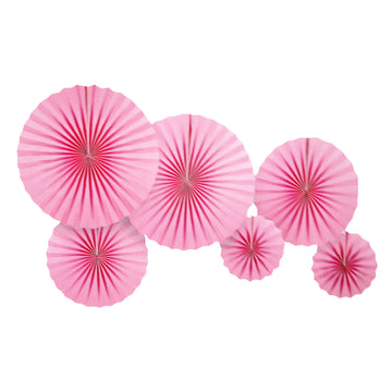 Plain Decoration Fans (Light Pink)