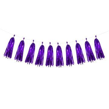 Metallic Tassels (Purple)