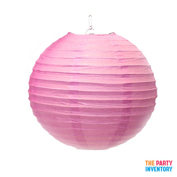 Light Pink Round Paper Lantern (1 Piece)