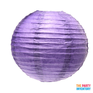 Purple Round Paper Lantern (1 Piece)