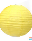 Yellow Round Paper Lantern (1 Piece)