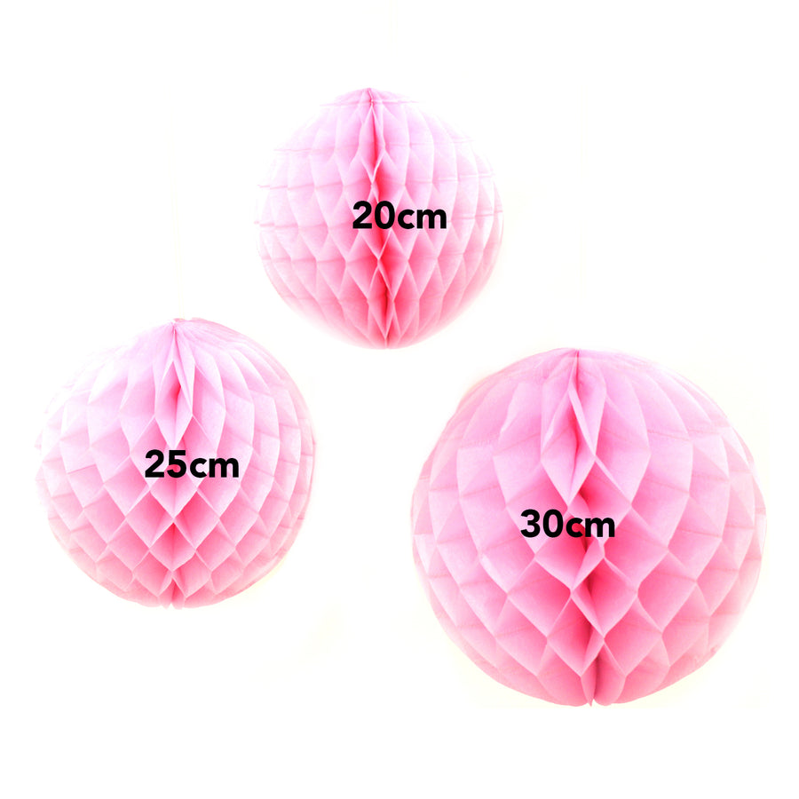 Pink Honeycomb Ball