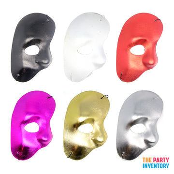 Shiny Half Face Opera Mask