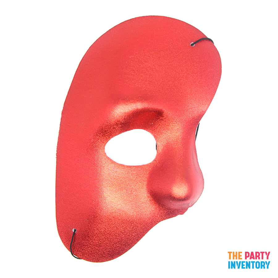 Shiny Half Face Opera Mask