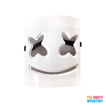 White Marshmallow Plastic Mask