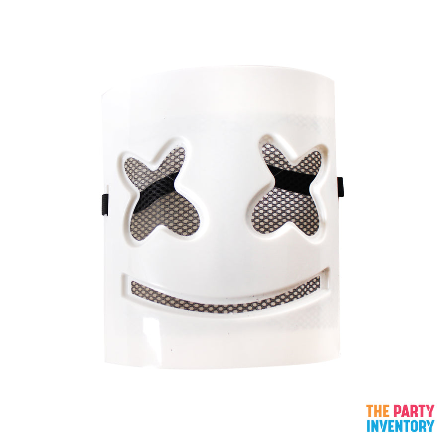 White Marshmallow Plastic Mask