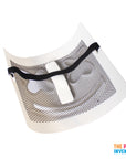 White Marshmallow Plastic Mask