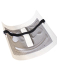 White Marshmallow Plastic Mask