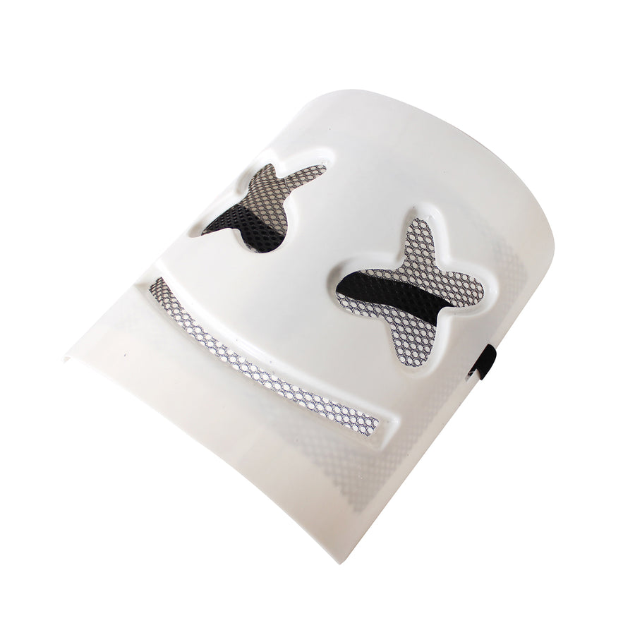 White Marshmallow Plastic Mask