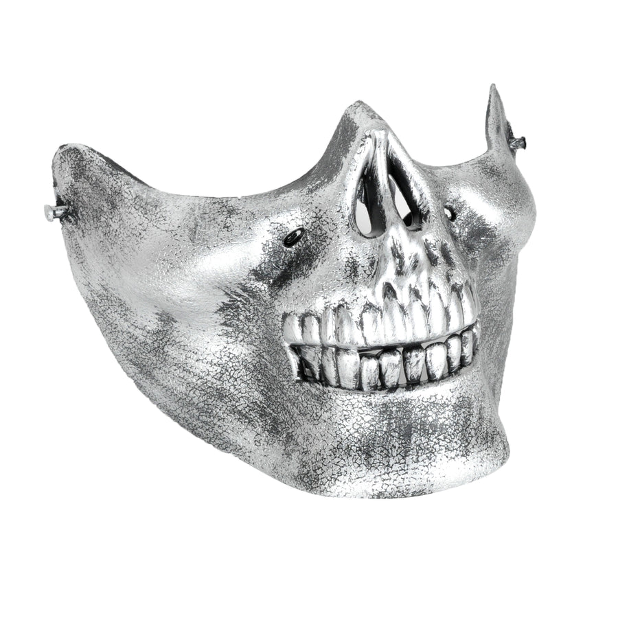 Half Face Skull Mask (Silver)