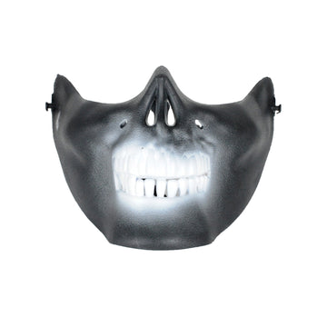 Half Face Skull Mask (Black)