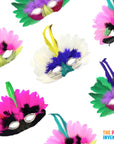 Feather Masks (3 or 6 Pack)