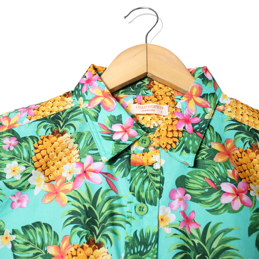 Adult Hawaiian Shirt (Pineapple Punch)