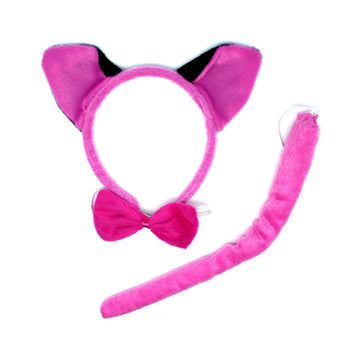 Pink Cat Costume Kit (3 Piece Set)