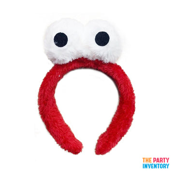 Fluffy Red Monster Headband
