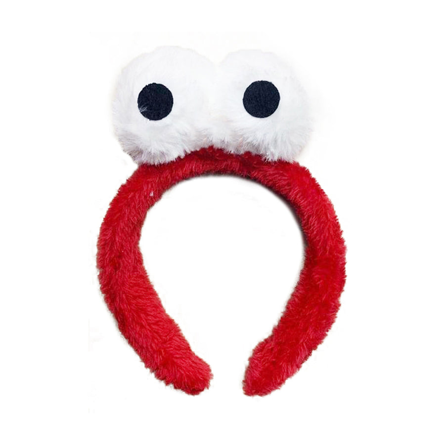 Fluffy Red Monster Headband