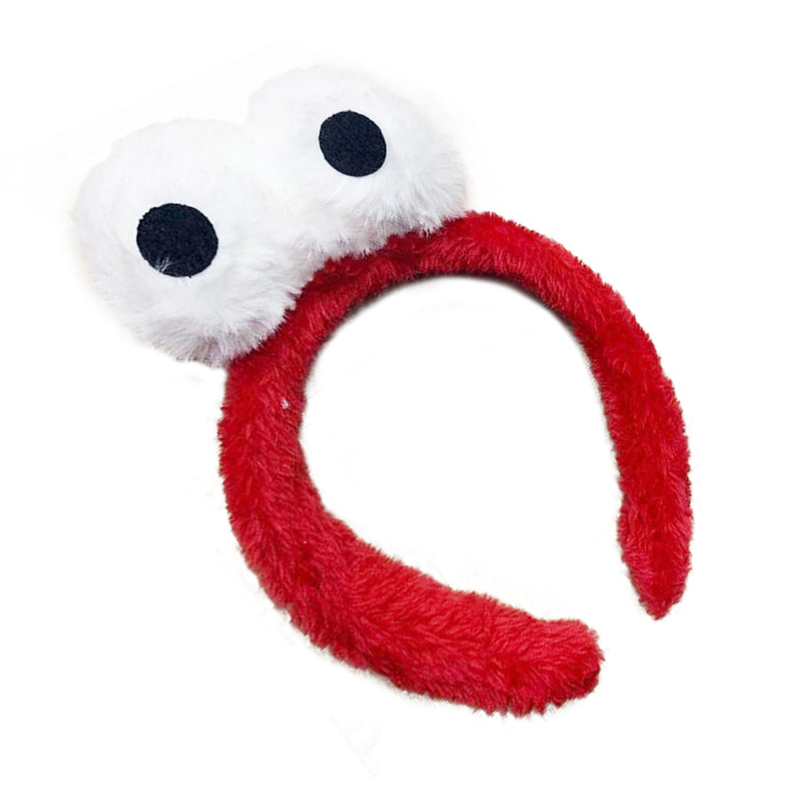 Fluffy Red Monster Headband