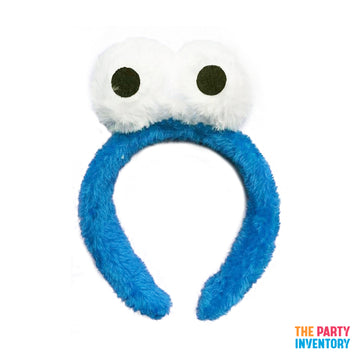 Fluffy Blue Monster Headband