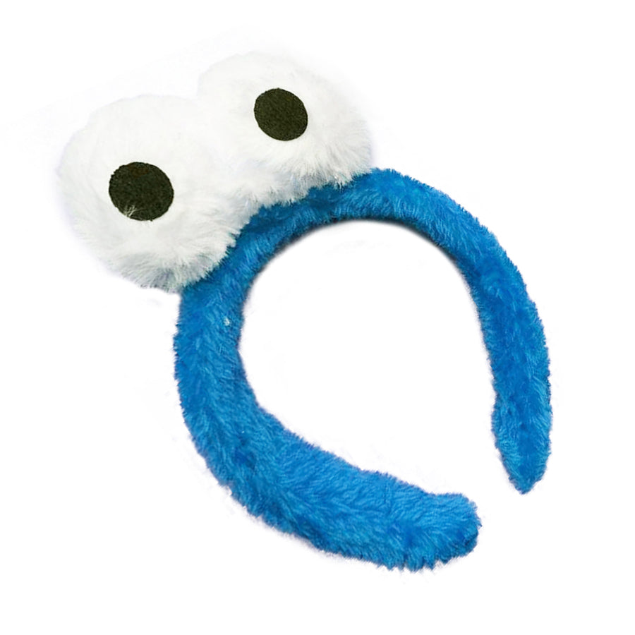 Fluffy Blue Monster Headband