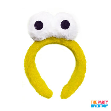 Fluffy Yellow Monster Headband