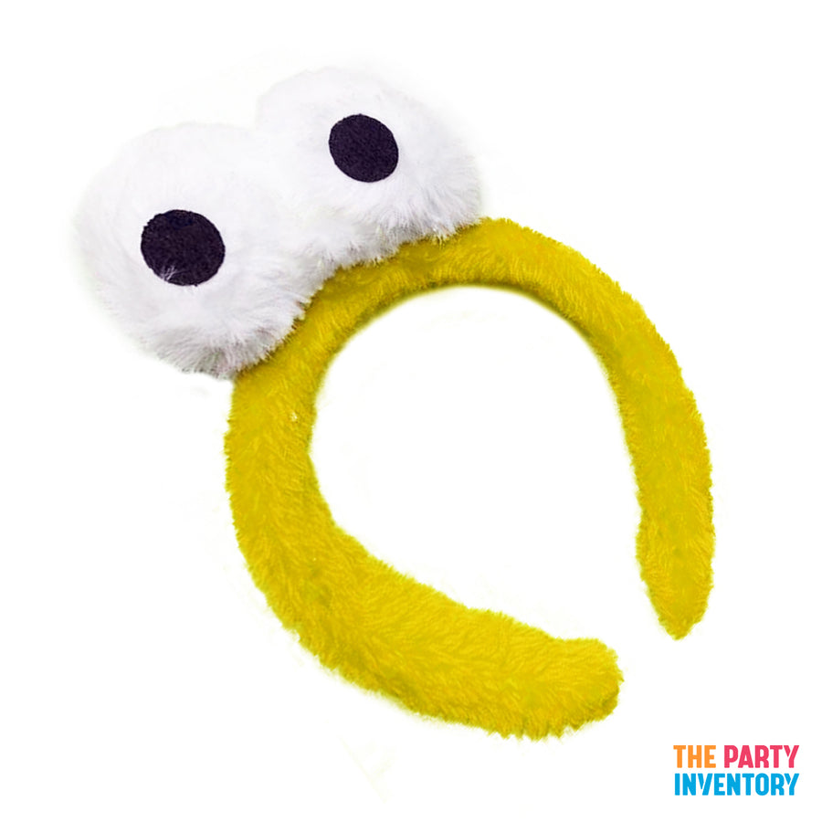 Fluffy Yellow Monster Headband