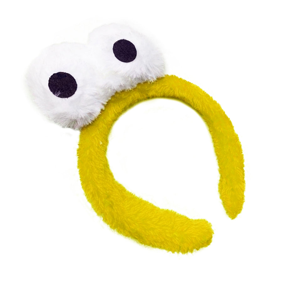 Fluffy Yellow Monster Headband