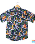 Adult Hawaiian Shirt (Surf Boards)