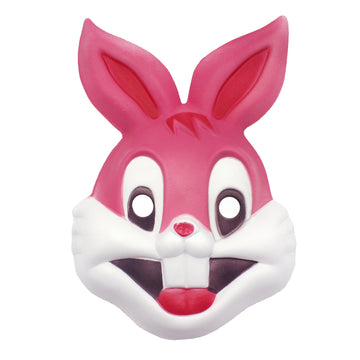 Full Face Animal Mask (Pink Rabbit)