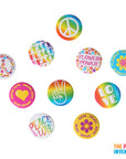 Hippie Badges (10pcs)