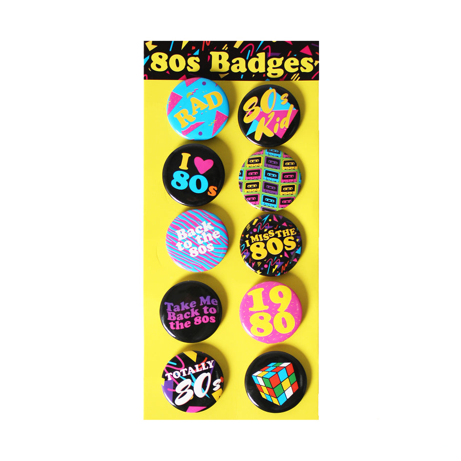1980s Badges (10pcs)