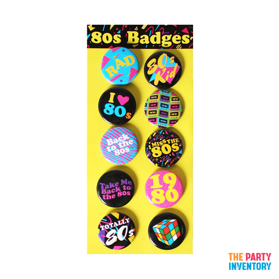 1980s Badges (10pcs)