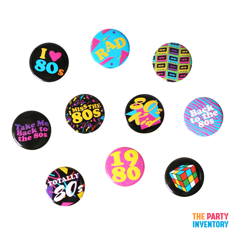 1980s Badges (10pcs)