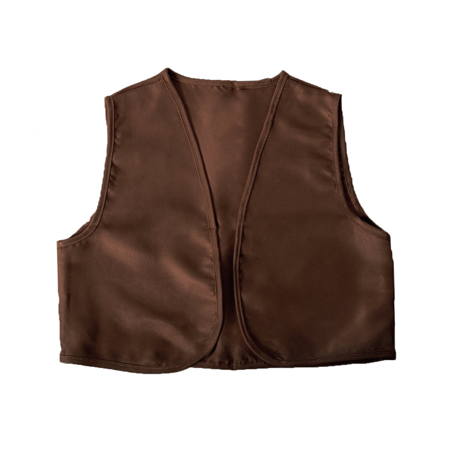 Children's Dark Brown Colonial Vest