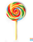Giant Rainbow Spiral Lollipop