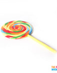 Giant Rainbow Spiral Lollipop