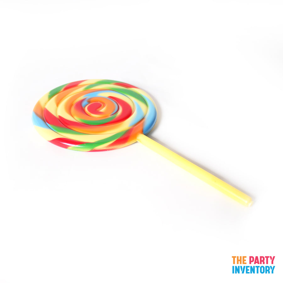 Giant Rainbow Spiral Lollipop