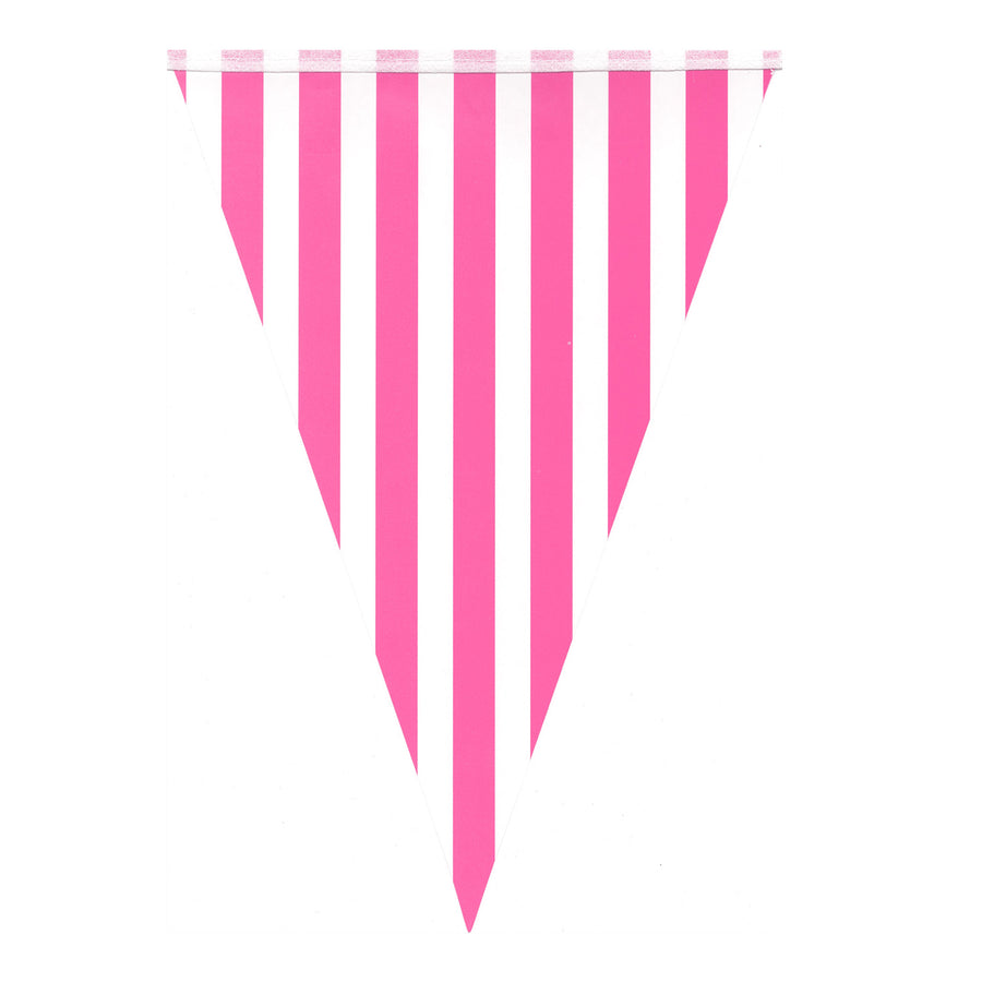Bunting Flags (Stripe Pink)