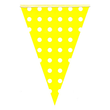 Bunting Flags (Polka Dot Yellow)